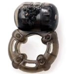 Anillo Retardante Grueso con Vibración Negro.