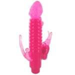 Vibrador 20 cm. Triple Estimulación Clitorial, Anal y Vaginal. - Imagen 3