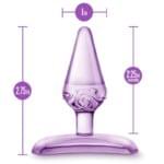 Plug Jolly Anal Morado de 7 cm. - Imagen 5