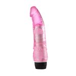 Vibrador 16 cm. en Silicona Traslucida Multivelocidad. - Imagen 3