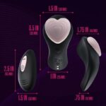 Temptasia Heartbeat Panty con Control Remoto 2 Botones en Rosa - 9 Modos de Vibración. - Imagen 5