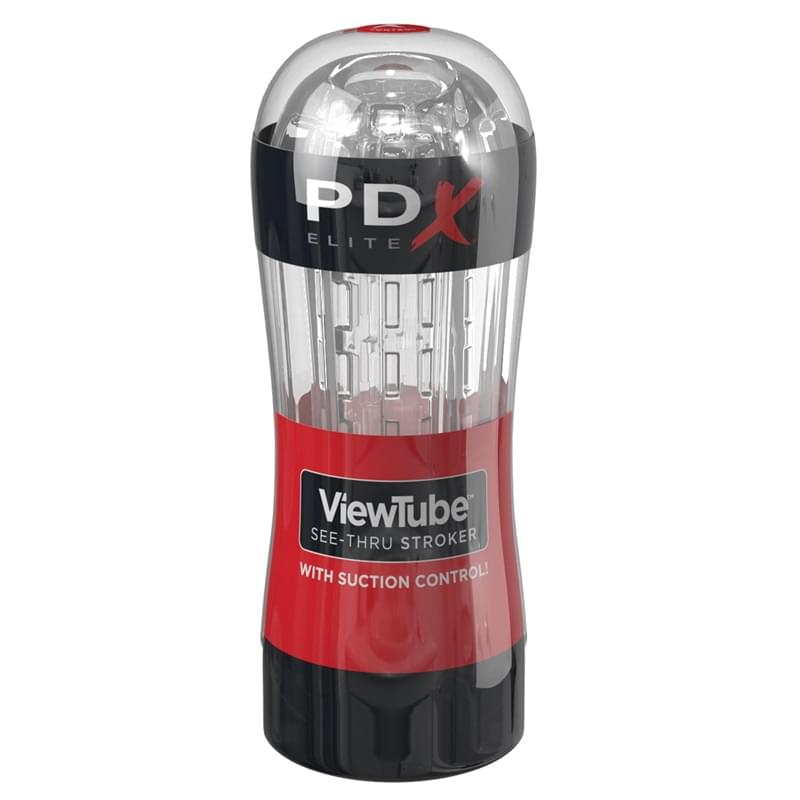 RD-542-1 Masturbador Masculino PDX Elite ViewTube See-Thru Stroker - Transparente. - Imagen 1