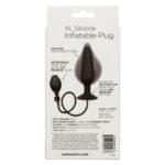 Plug Anal 15 cm. Inflable X-Large Silicone Negro. - Imagen 8