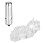 Anillo Vibrador con Estimulacion Clitorial Transparente. - Imagen 4
