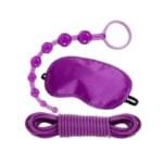kit de Bondage Nick Hawk Gigolo Purpura. 3 Pcs.