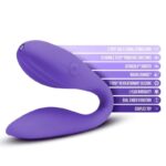 Vibrador Recargable Wellness - Duo - Purple - Imagen 2