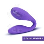 Vibrador Recargable Wellness - Duo - Purple - Imagen 3