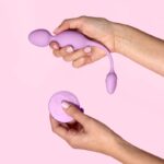Bola Vibradora de Kegel Para Suelo Pélvico Con Control Remoto, Morado - 7 Modos De Vibración Silicona. - Imagen 4