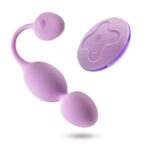 Bola Vibradora de Kegel Para Suelo Pélvico Con Control Remoto, Morado - 7 Modos De Vibración Silicona. - Imagen 5
