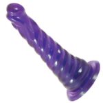 Consolador 17 cm. en Espiral Color Morado. - Imagen 2
