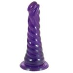Consolador 17 cm. en Espiral Color Morado.