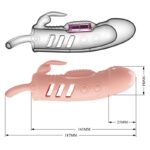 Funda Extensora Sloane Vibradora Color Piel con Anillo. - Imagen 7