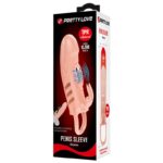 Funda Extensora Sloane Vibradora Color Piel con Anillo.
