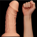 Consolador Realistico 24 cm. Curvo Lovetoy. - Imagen 5