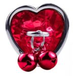 Plug Anal Metálico Mediano 8.1 cm. Con Gema y Cascabel Rosa - Imagen 3