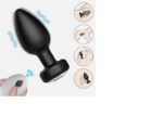 Mini Plug Anal 9 cm. - Recargable Con Control Remoto - Negro - Imagen 3