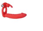 Anillo Trinity Fun Evil Doble Estimulacion 14.5 cm. Rojo - Imagen 2