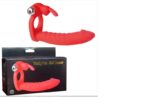 Anillo Trinity Fun Evil Doble Estimulacion 14.5 cm. Rojo