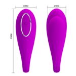 Vibrador Doble Funcion August Pretty Love, control APP. - Imagen 3