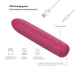 Bala Vibradora 10.0 cm. Recargable, 10 Velocidades. - Imagen 2