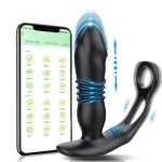 Masajeador Prostatico 15 cm. 3 en 1 - Recargable Control APP.