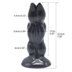 Plugs Anal FAAK 19.5 cm. Cangrejo Negro. - Imagen 4