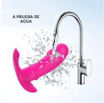 Vibrador y Estimulador Femenino Control Remoto. Rosa. - Imagen 4