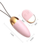 Huevo Vibrador 9.0 cm. - Control Remoto Rosa. - Imagen 3