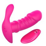 Vibrador y Estimulador Femenino Control Remoto. Rosa.