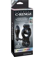 Anillo Vibrador IRONMAN ASS-GASM con Plug Anal Fantasy C-Ringz.