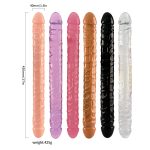 Consolador Doble Placer 31 cm. Your Pleasure 13" Purpura. - Imagen 2