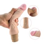 Vibrador Recargable Realista 22 cm. Piel. - USB - - Imagen 4
