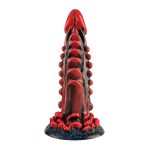 Consolador Cocodrilo Extremo 20.5 cm. Rojo/Negro. - Imagen 3