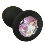 Plug Anal Grande (L) 9.5 cm. De Silicona con Gema. - Imagen 2
