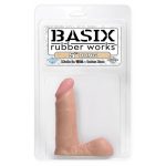 Consolador 15 cm. Basix con Testículos Piel. - Imagen 2