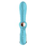 Vibrador Conejo Triple Estimulador con Movimiento Bocal - Azul OSCURO. - Imagen 4