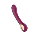 Vibrador 18 cm. Recargable Siliconado 10 Velocidades. Golpeteo - Purpura. - Imagen 5