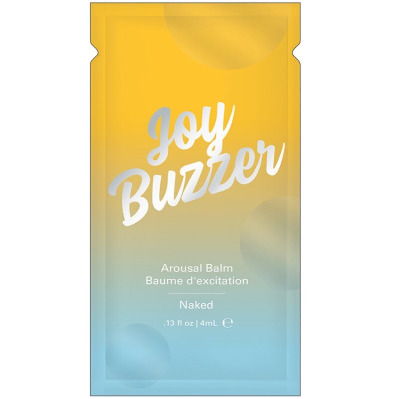 Gel de Placer Jelique Joy Buzzer Naked Foil. 4 ml. - Imagen 1
