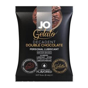 Lubricante con sabor a Chocolate JO Gelato. 5 ml.