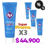 3 Lubricantes Mini Personal Natural. 12 ml.