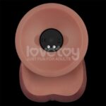 Vibrador Recargable Realista 30 cm. Doble Capa con Testículos y Base de Succión Lovetoy. - Imagen 13