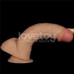 Vibrador Recargable Realista 20 cm. con Testículos y Base de Succión Lovetoy. - Imagen 12