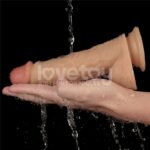 Vibrador Recargable Realista 20 cm. con Testículos y Base de Succión Lovetoy. - Imagen 13