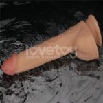 Vibrador Recargable Realista 20 cm. con Testículos y Base de Succión Lovetoy. - Imagen 14