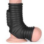 Anillo Vibrador Extensor de Pene con Funda Escrotal Lovetoy. - Imagen 5