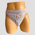 Panty Con Abertura Pretina Ancha Color Azul Cielo.