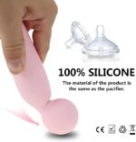 Masajeador Hitachi 15 cm. Recargable Tipo Microfono Rosado. - Imagen 8