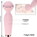 Masajeador Hitachi 15 cm. Recargable Tipo Microfono Rosado. - Imagen 9