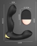 Masajeador Prostatico 13.5 cm. - Recargable y Control Remoto. - Lilo. - Imagen 2