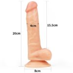 Arnés Consolador 19 cm. Lovetoy Piel - Imagen 7